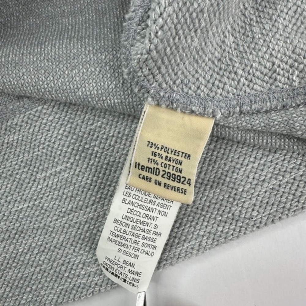 L.L.Bean Womens Gray Shawl Neck Pullover Athletic Sweatshirt‎ Size Medium - Picture 10 of 16